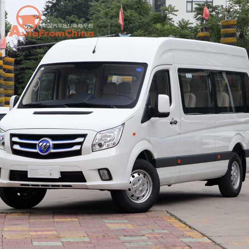 New Foton Toano EV High Speed Electric Car Vehicle Electric Van Electric Minibus with 15 seats 110km/h , NEDC Range 350 km