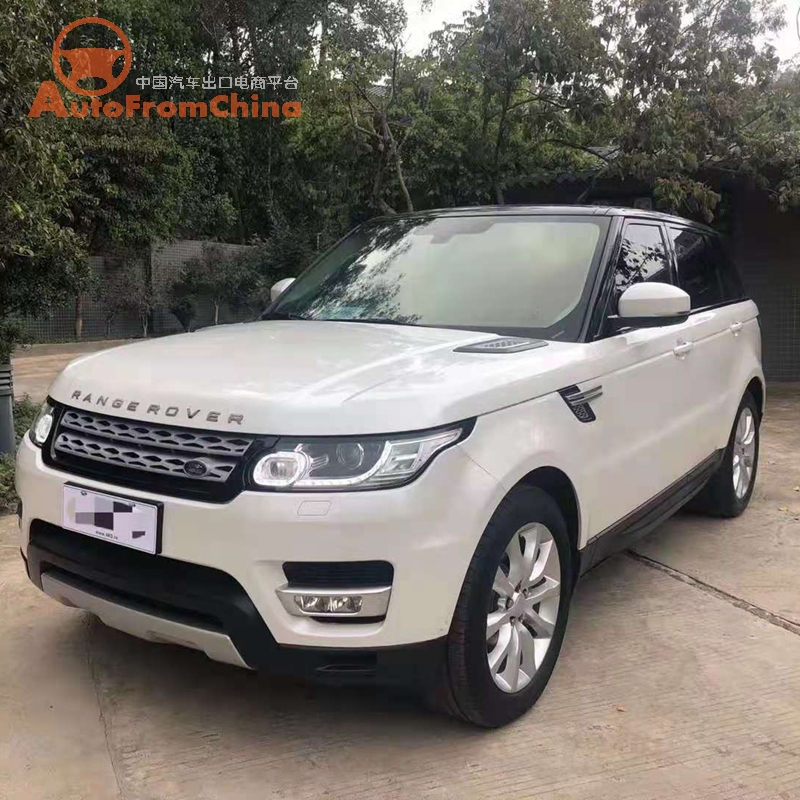 Used 2017 Land Rover Range Rover Sport 3.0T petrol version, white, black top, black cage, high configuration, keyless entry, one-key start