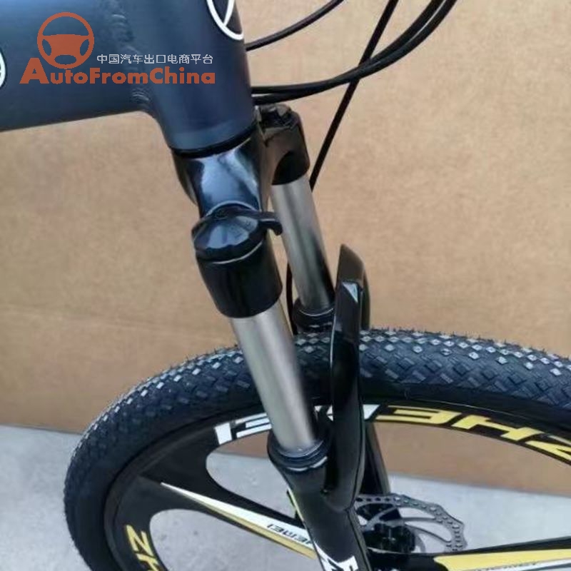 26-inch aluminum-magnesium-gold Mercedes-Benz mountain bike bicycle aluminum alloy frame variable speed electric