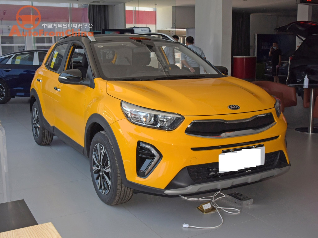New 2021 model Kia Yipao ,1.4T ,CVT Fun Edition white orange color  This vehicle has an additional inspection and export service fee