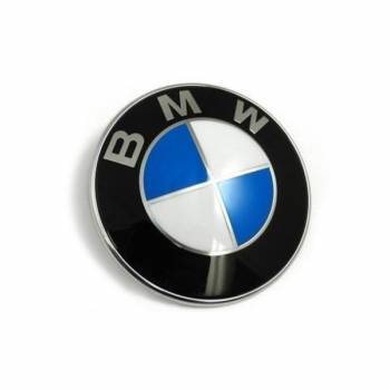 NEW Car Emblem Chrome Front Badge Logo 82mm 2 Pins For BMW Hood/Trunk