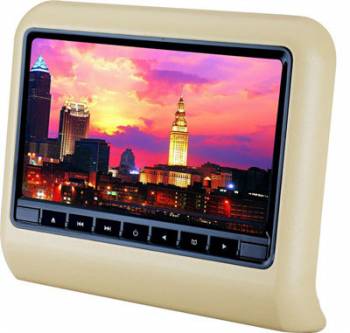 9 Inch Car Headrest DVD Player with Backseat Monitor 800*480 LCD Screen HDMI