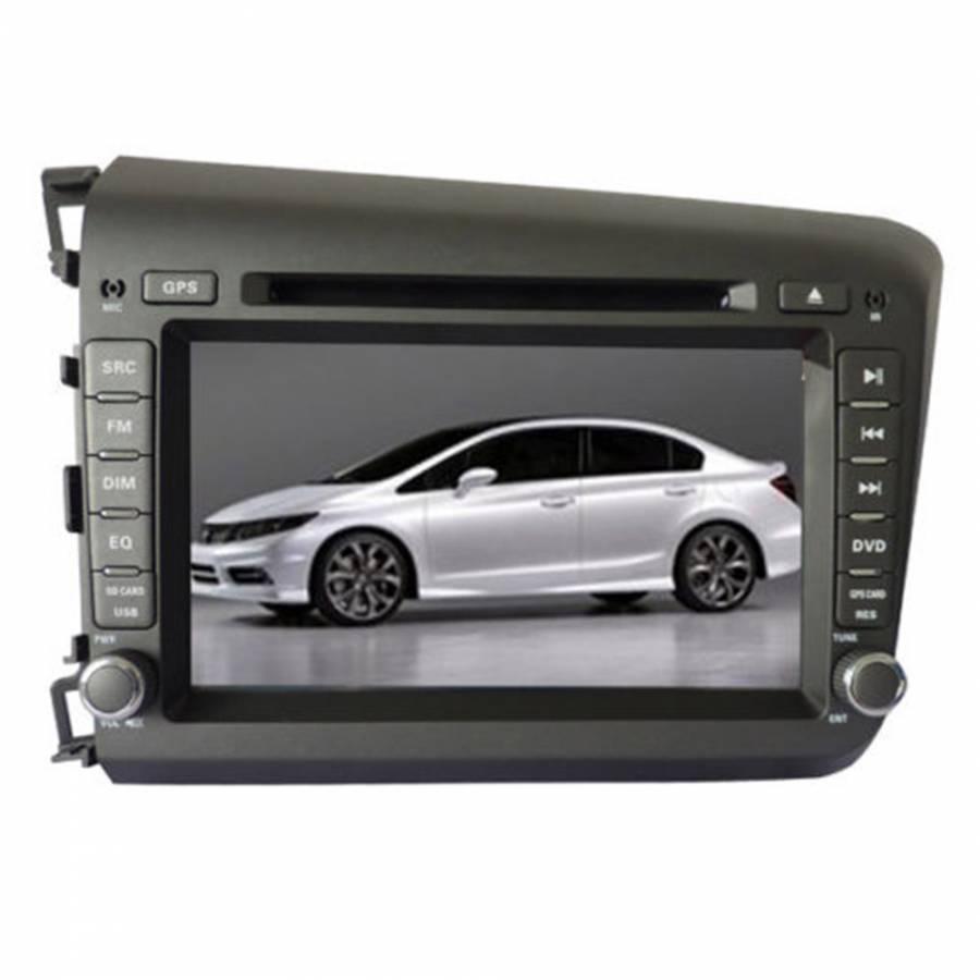 Free Shipping Honda Civic Car DVD GPS 2012-2013 player Radio navigation Stereo TV 8