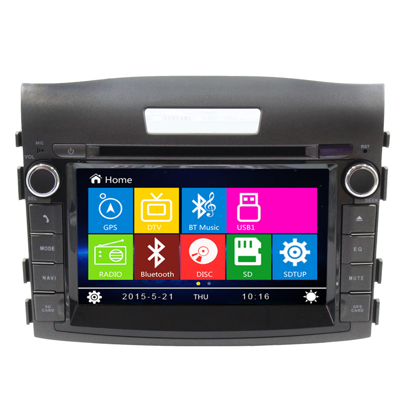 Hot Sale Car DVD Player GPS  Navigation Auto Radio For Honda 2012 CRV Free Shipping